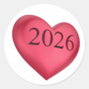Search for engraving round stickers Heart