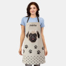 Search for pug dog aprons Cute