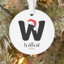 Search for letter w christmas tree decorations Xmas