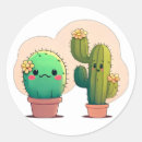 Search for kawaii cactus stickers Succulent