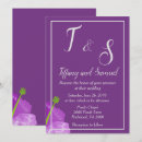 Search for royal purple invitations Silver
