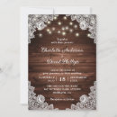 Search for country western lace wedding invitations Elegant