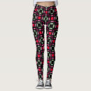 Search for red and green plaid leggings Chequered