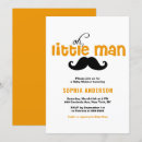 Search for little man invitations It's a boy