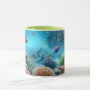 Search for clown fish mugs Coral reef