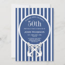 Search for nautical 50th birthday invitations Anchor