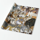 Search for wolves wrapping paper Animals