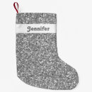 Search for silver glitter christmas stockings Stylish