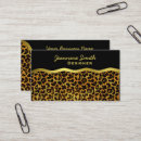 Search for animal print business cards Trendy