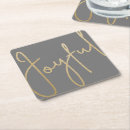 Search for gold foil coasters Chic