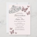 Search for pink butterfly quinceanera invitations 15th birthday