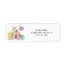Search for gingerbread house return address labels Snowflakes