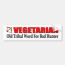 Search for vegetarians bumper stickers Food
