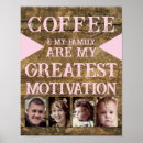 Search for motivational coffee posters Pink