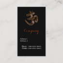 Search for ohm business cards Meditation