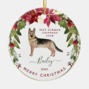 Search for german shepherd christmas tree decorations Cute