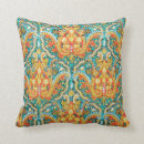 Search for aqua and orange patterns cushions Elegant