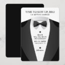 Search for modern suite wedding invitations Chic