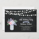 Search for mason jar birthday invitations Rustic