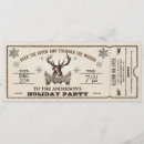 Search for victorian christmas invitations Reindeer