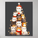 Search for christmas tree lights posters Cats