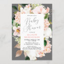 Search for pink grey baby shower invitations Rose gold