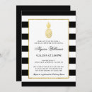 Search for golden pineapple invitations Modern