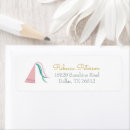 Search for princess return address labels Baby shower