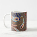 Search for blue paisley pattern mugs Background
