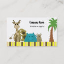 Search for zoo business cards Safari