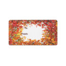Search for maple tree return address labels Red