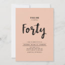 Search for peach birthday invitations Simple