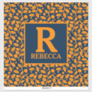 Search for orange and blue stickers Pattern