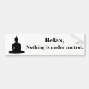 Search for relax bumper stickers Meditation
