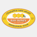 Search for oval gold stickers Apiary