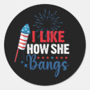 Search for bangs stickers Fourth of july
