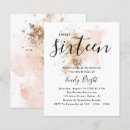 Search for stylish sweet 16 invitations Modern