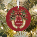 Search for shoe christmas tree decorations Red