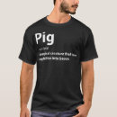 Search for funny pig tshirts Sports