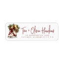 Search for christmas return address labels Floral