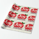 Search for joy to the world wrapping paper Retro