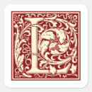 Search for monogram letter l stickers Red