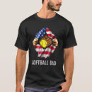 Search for softball dad tshirts Flag