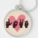 Search for asl key rings Valentine