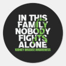 Search for kidney disease awareness stickers Warrior