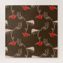 Search for womans face puzzles Abstract