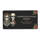 Search for skull couple wedding stickers Gothic