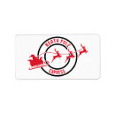 Search for sleigh return address labels Red