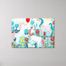 Search for unicorn canvas prints Cute