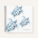 Search for sea turtle notebooks Watercolor